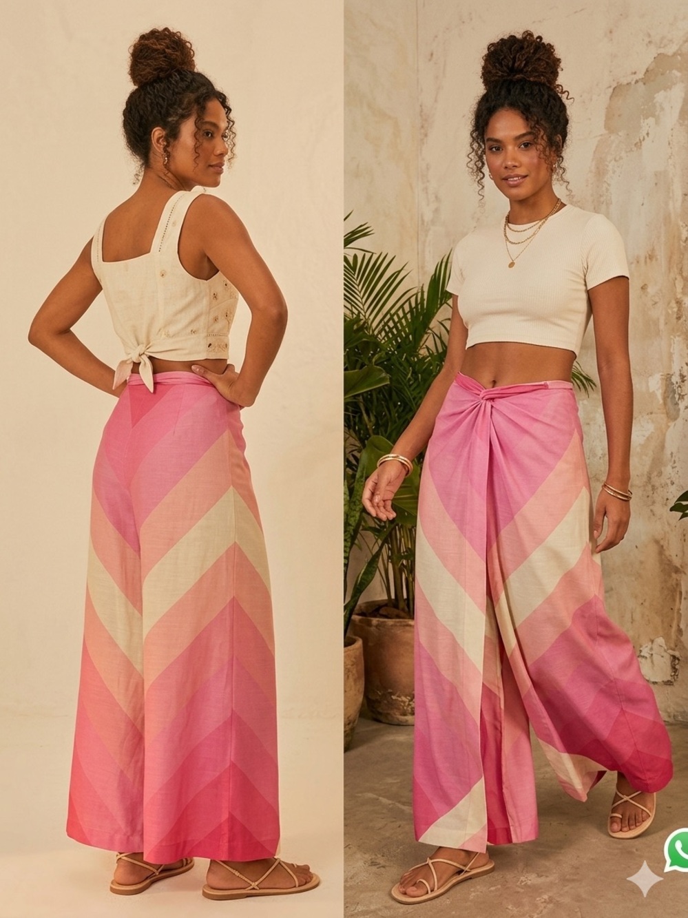 Farm Calca Praia Pareo 100% viscose